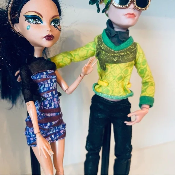 MattelMonster High Dolls Boo York Cleo de Nile & Deuce Gorgon Comet Crossed 2008 - Picture 6 of 16
